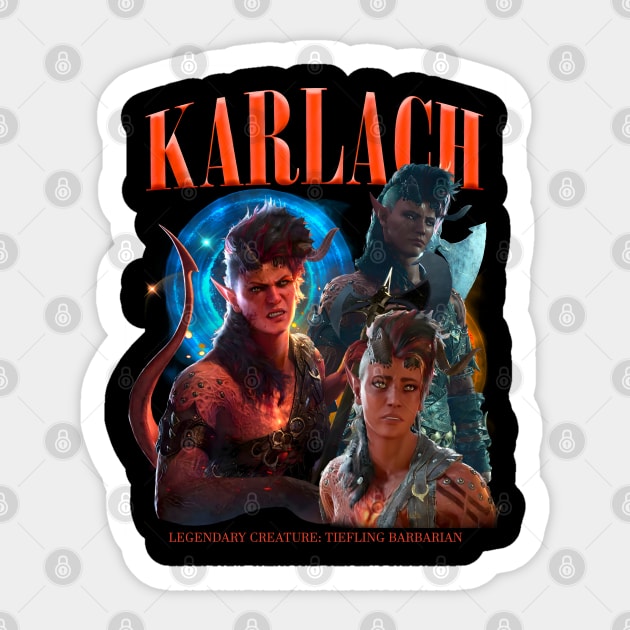 Karlach Legendary Creature Sticker by GraphicTeeShop